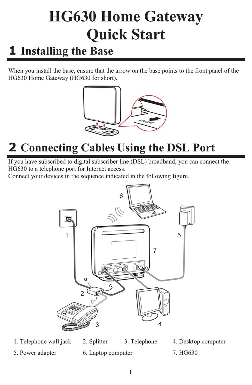 Huawei HG630 User manual