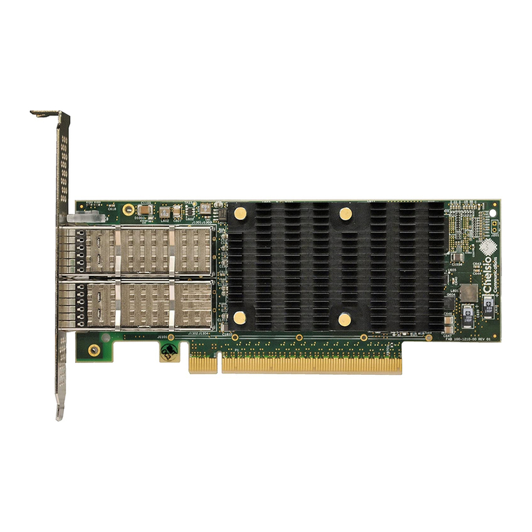 Chelsio Communications Terminator Series Installation and user guide