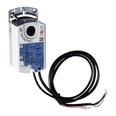 Siemens OpenAir GDE131.1U User manual