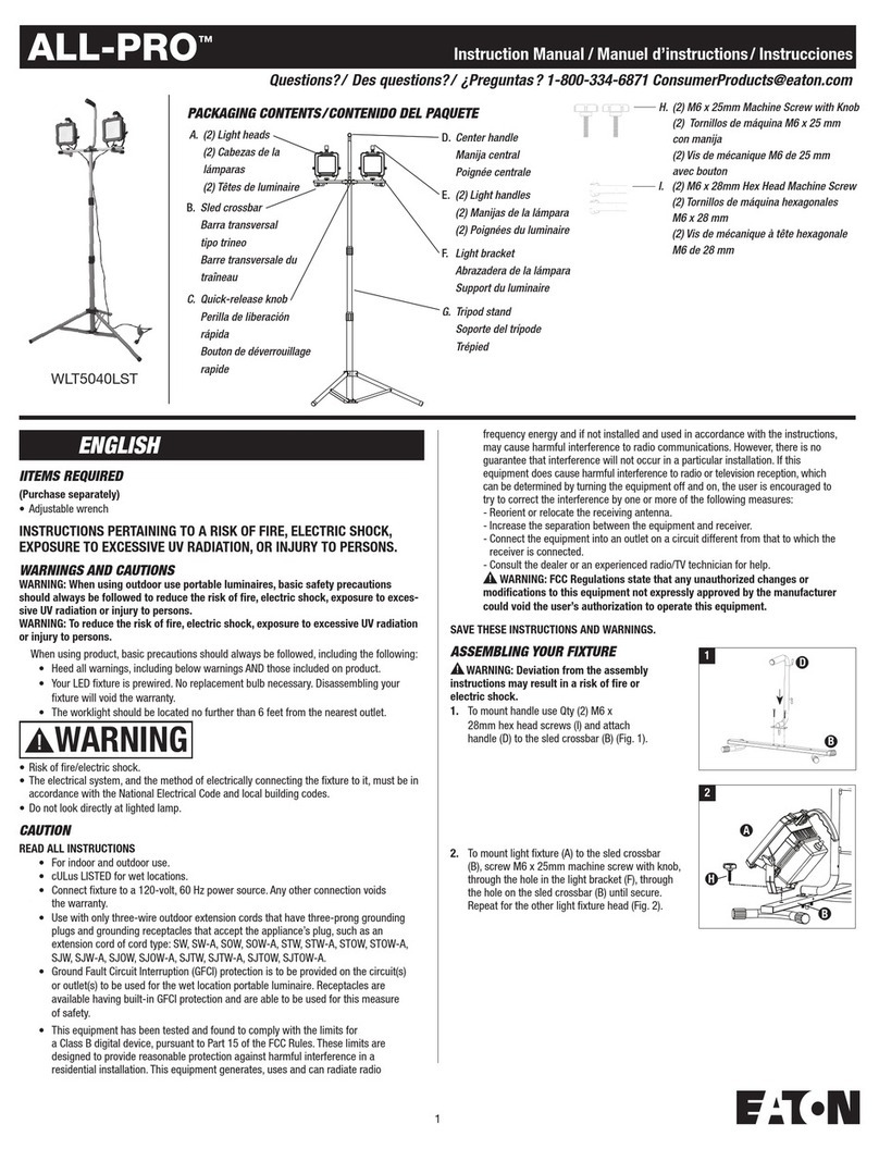Allpro WLT5040LST User manual