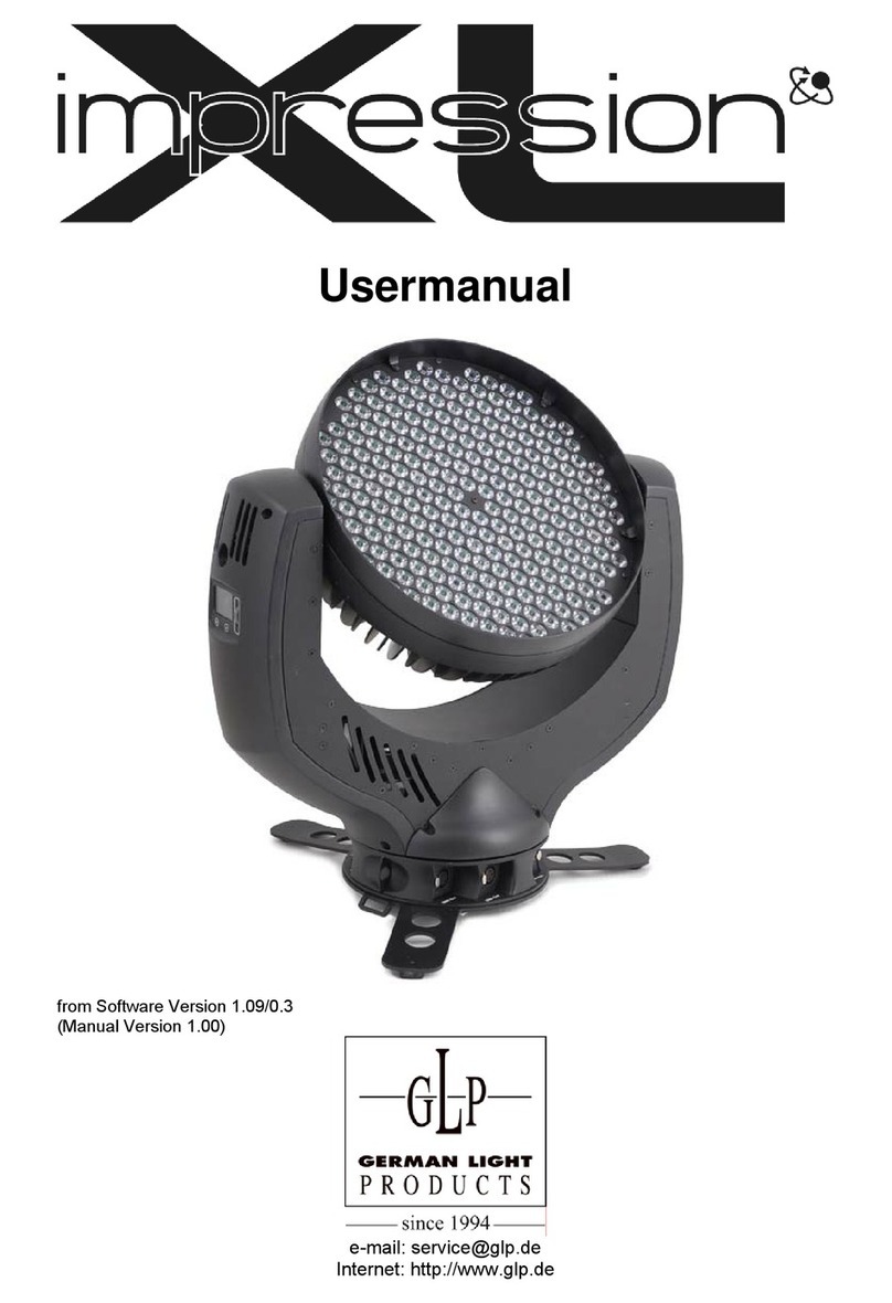 German Light Products Impression XL user manual