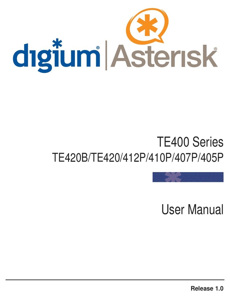 Digium TE420B user manual