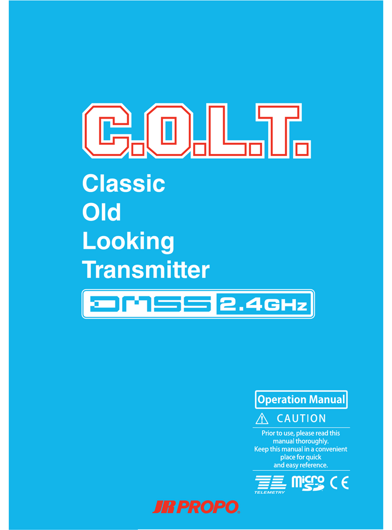 JR ProPo NET-M116G Operation manual