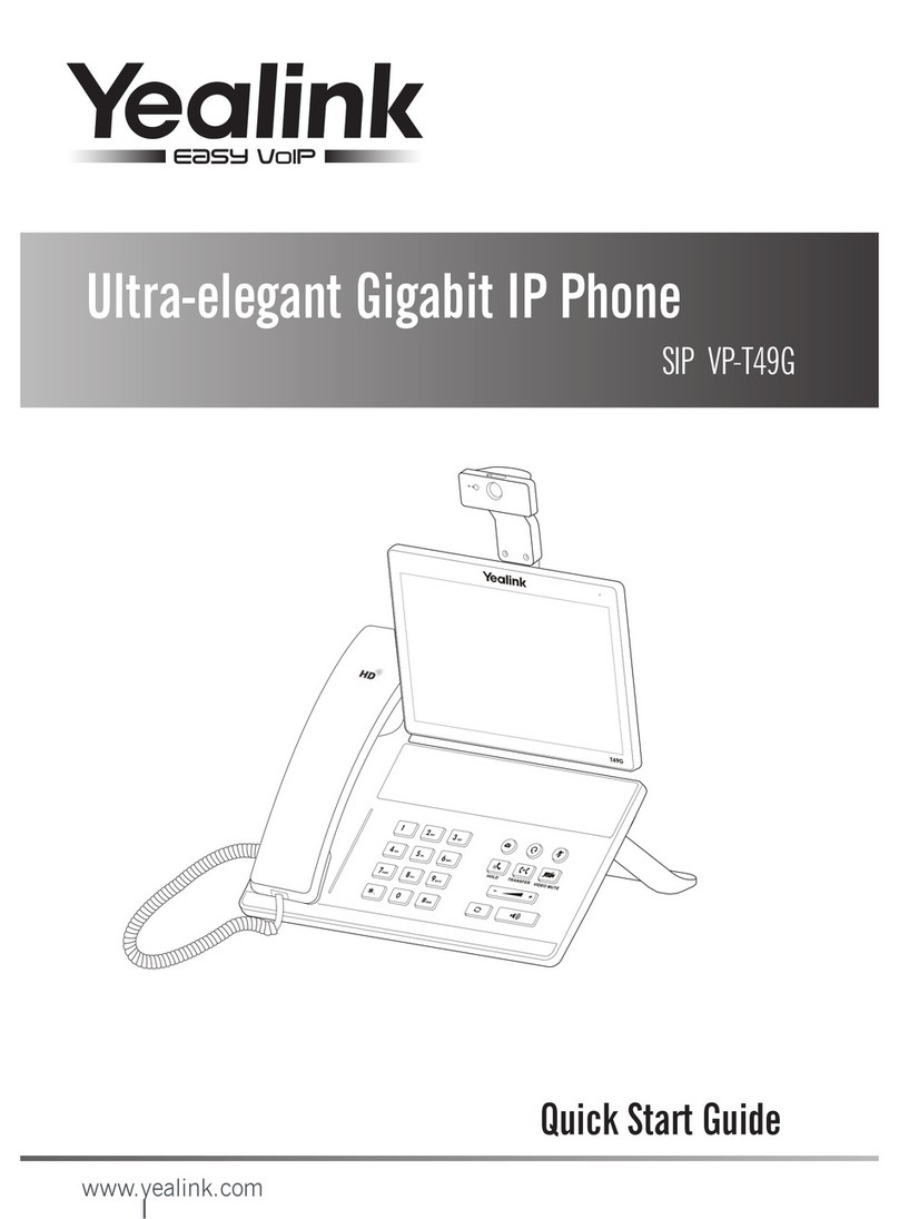 Yealink SIP VP-T49G User manual
