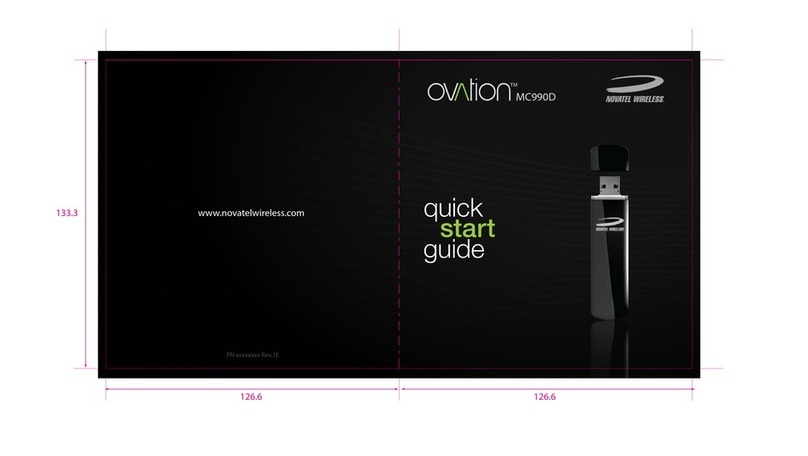 Ovation MC990D quick start guide