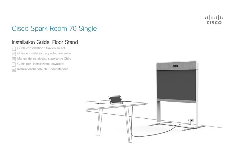 Cisco Spark Room 70 Single installation guide