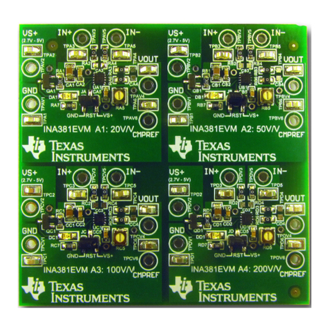 Texas Instruments INA381EVM user guide