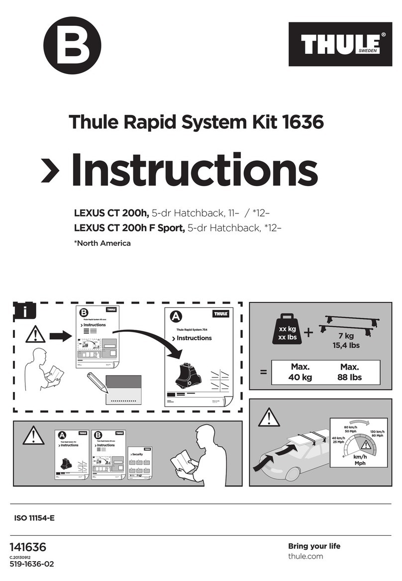 Thule 1636 User manual