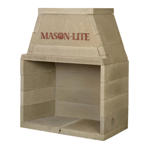 Mason-Lite Masonry Firebox manual
