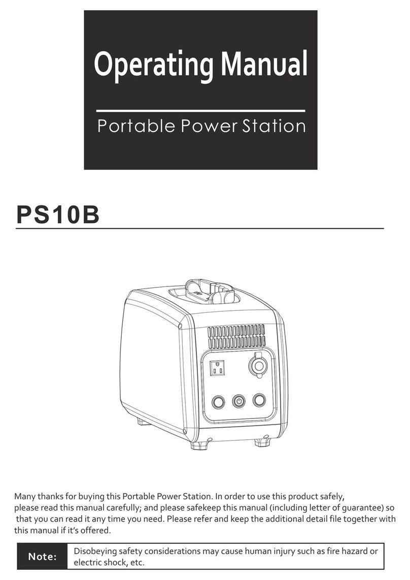 PowerOak PS10B operating manual
