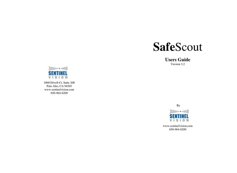 Sentinel SafeScout User manual