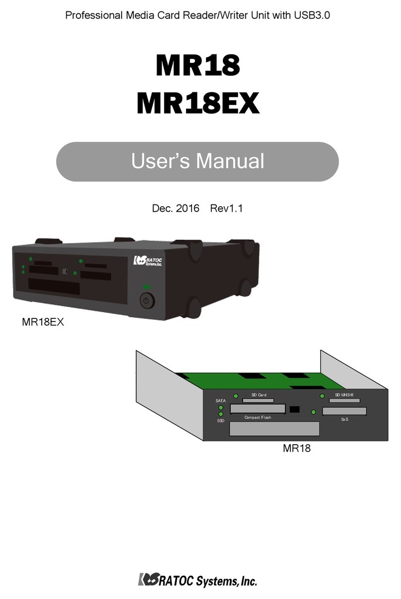 Ratoc Systems MR18 User manual