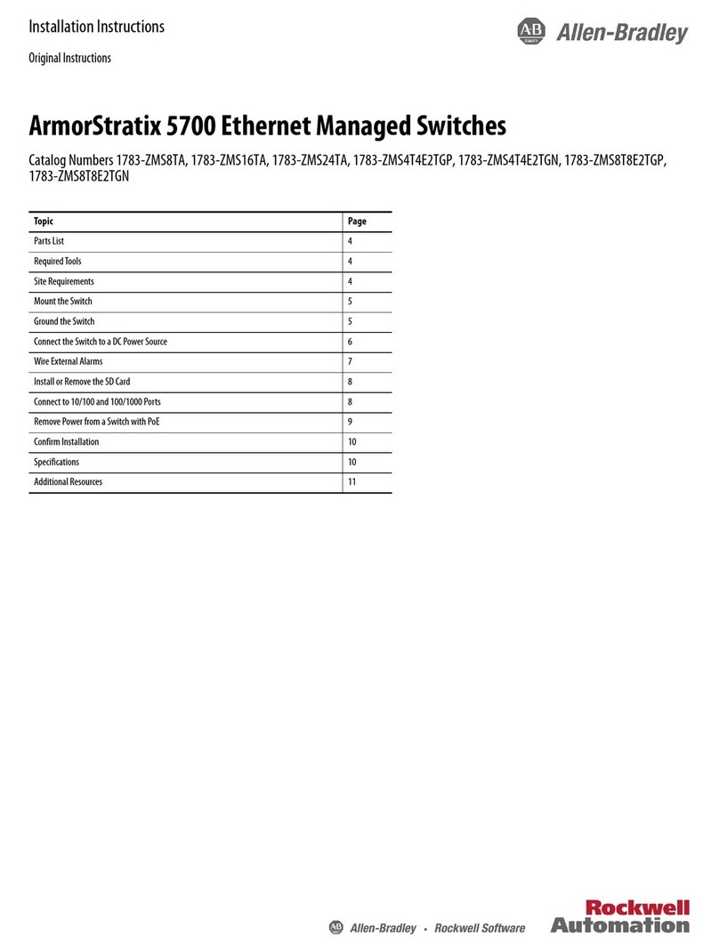 Allen-Bradley armorstratix 5700 User manual