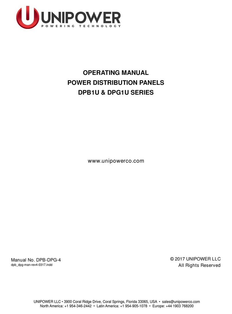 Unipower DPB1U SERIES User manual
