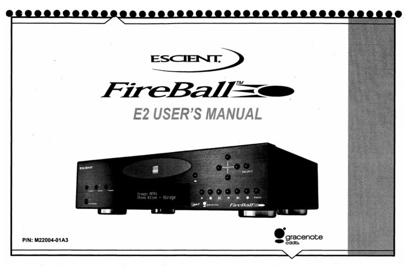 Escient Fireball E-2 user manual
