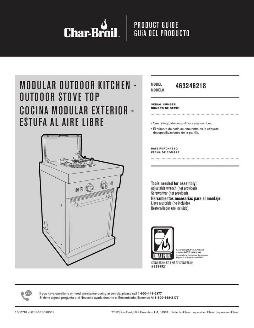 Char-Broil 463246218 Product guide