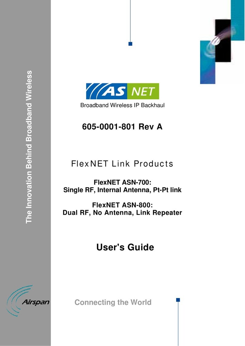 Airspan FlexNET ASN-700 user guide
