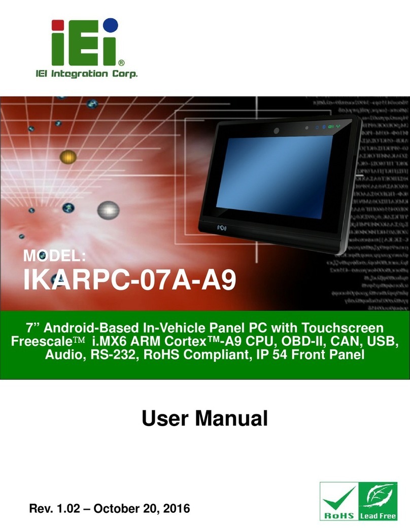 IEI Technology IKARPC-07A-A9 User manual