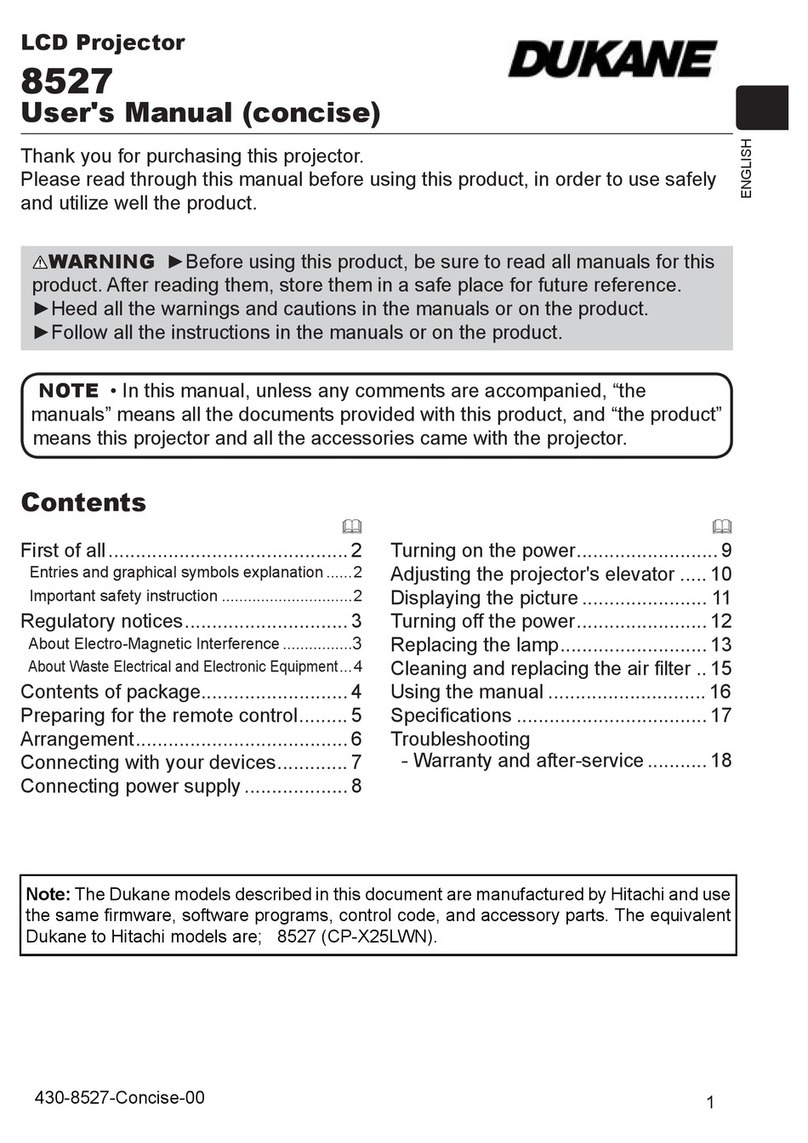 Dukane 8527 user manual