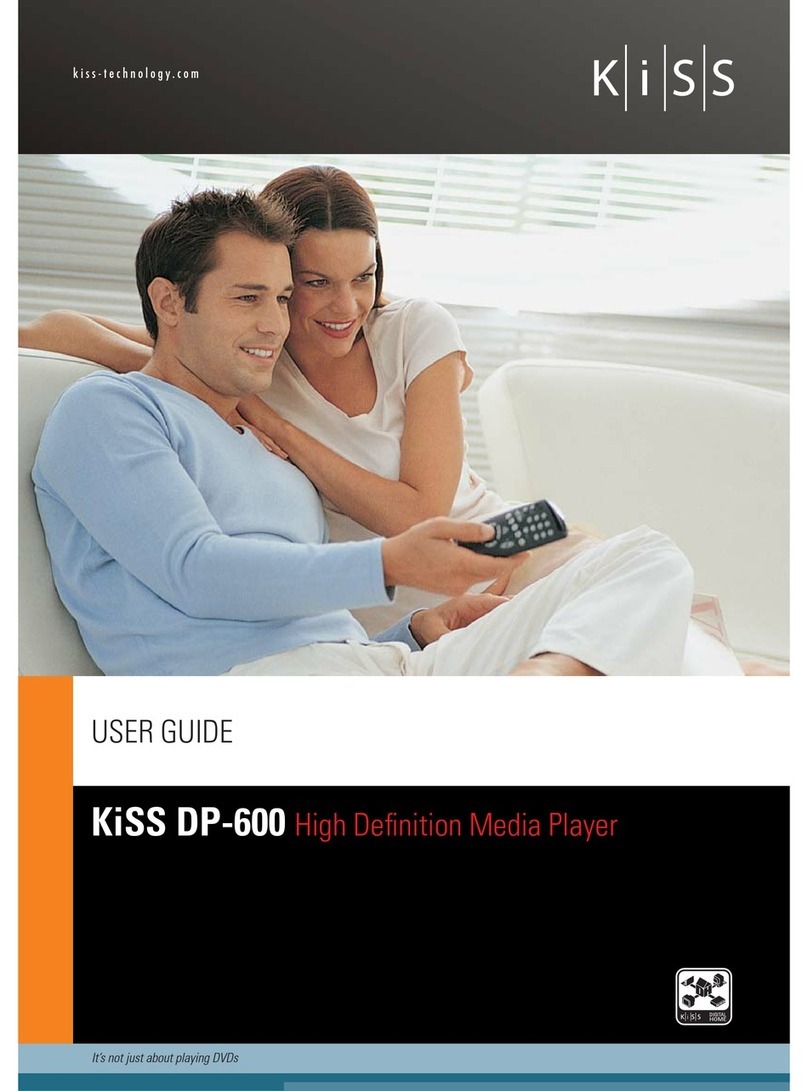 KiSS KiSS DP-600 user guide