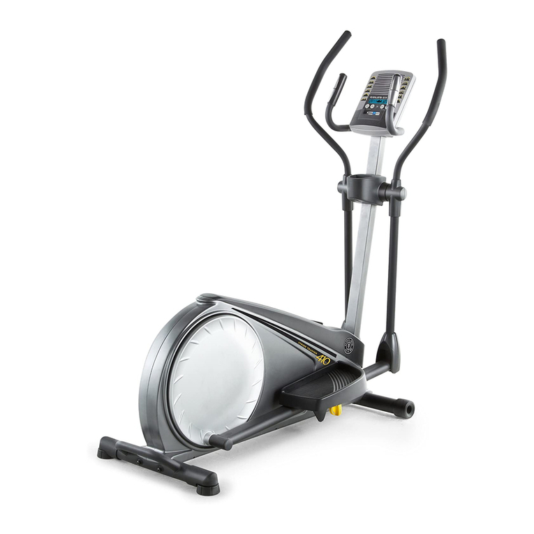 Gold's Gym Stride Trainer 410 user manual