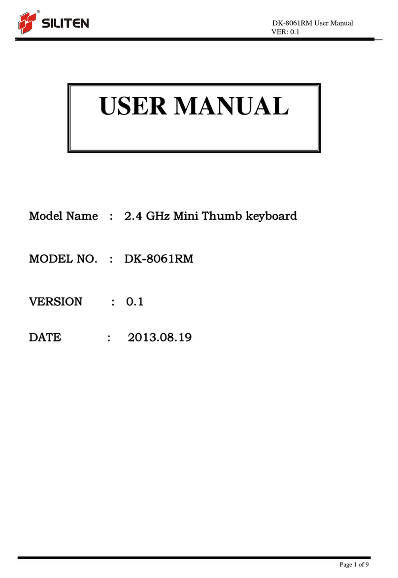SILITEN DK-8061RM User manual