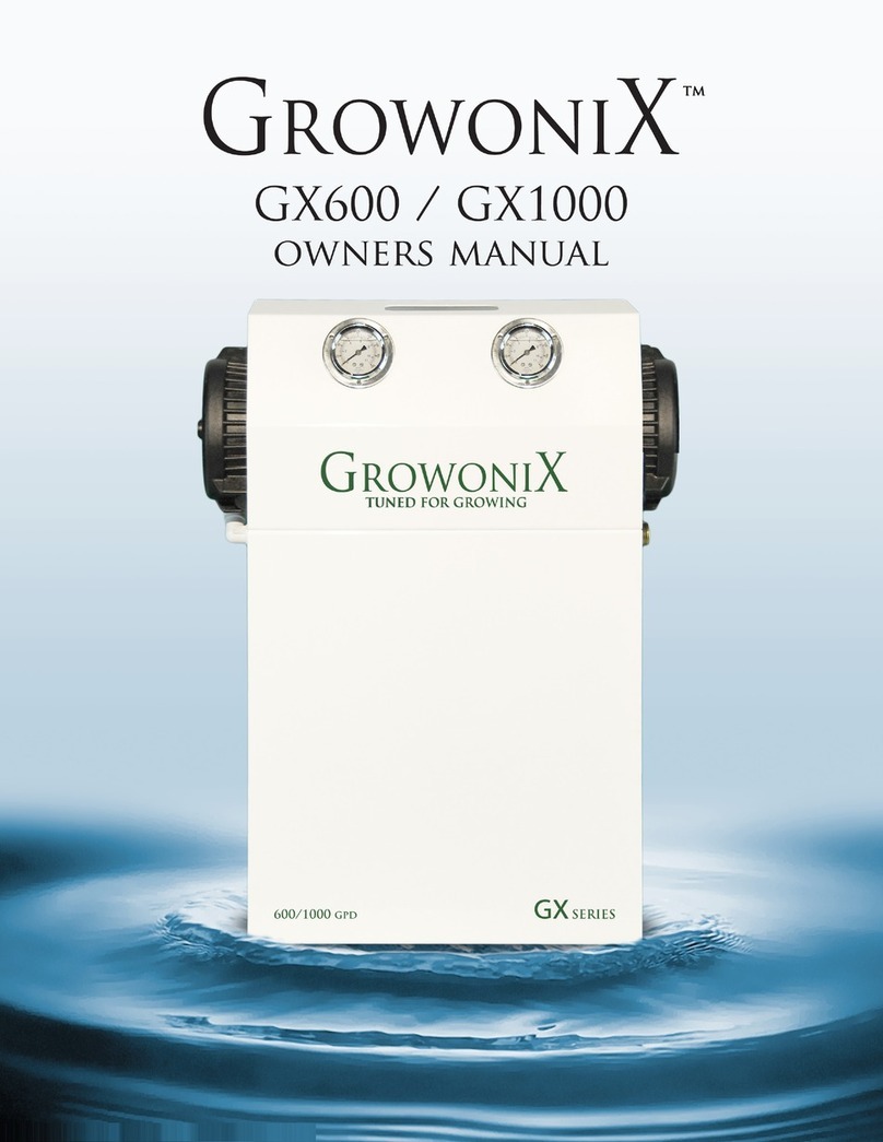 Growonix GX600 User manual