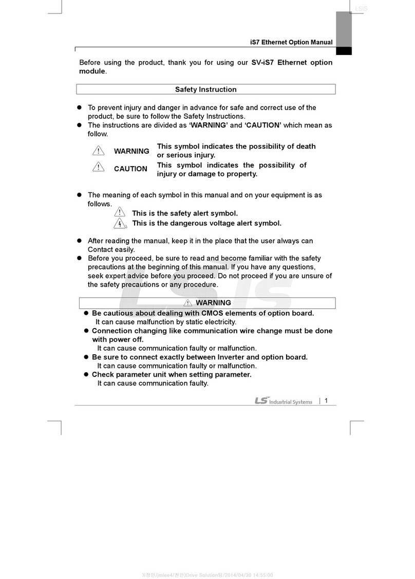 LS Industrial Systems iS7 RAPIEnet Option manual