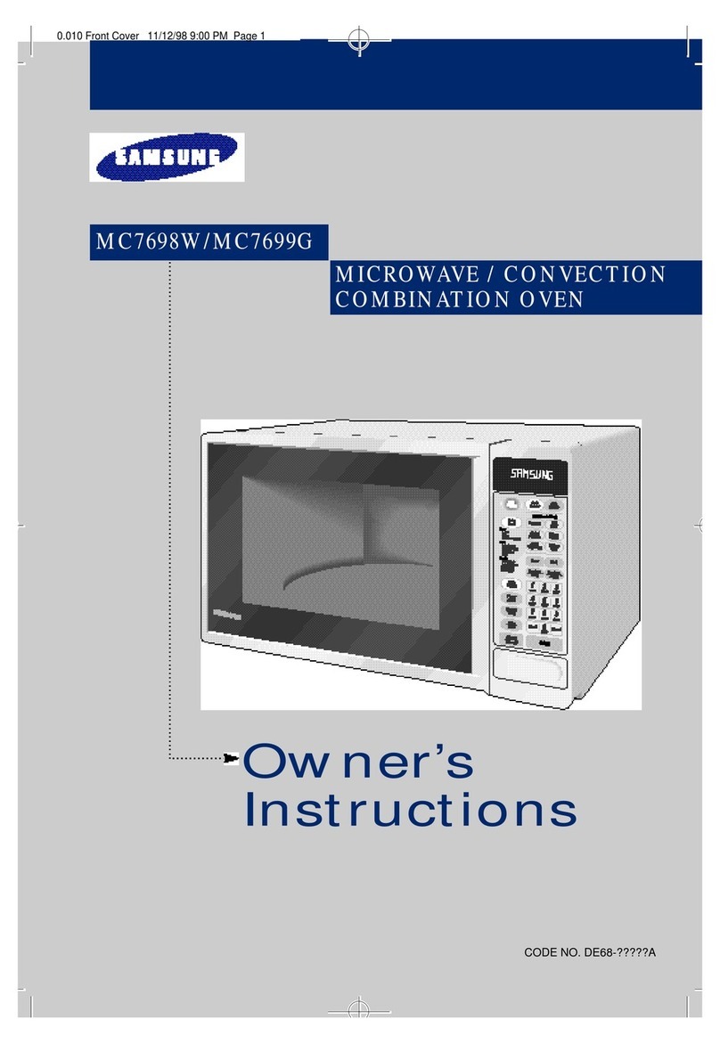 Samsung MC7698W User manual