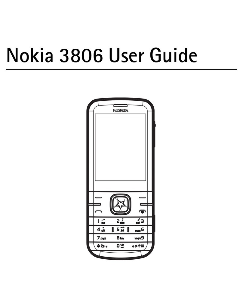 Nokia 3806 User manual Nokia 3806 User manual