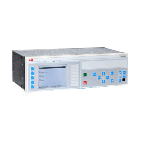 ABB Relion REQ650 User manual