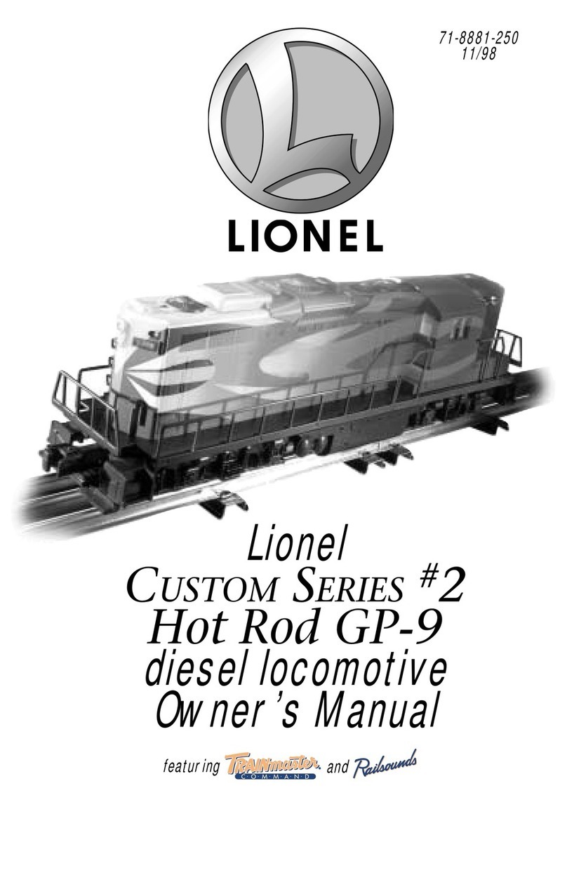 Lionel Hot Rod GP-9 owner's manual