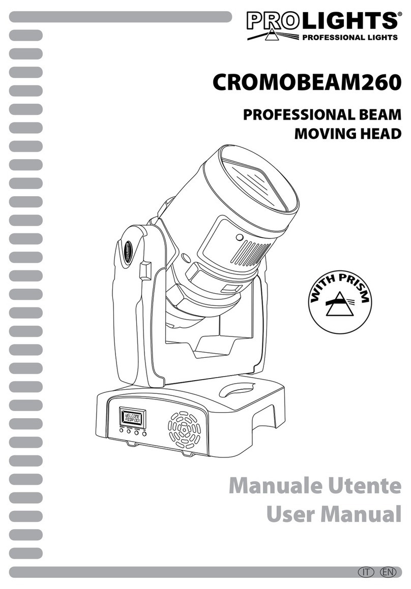 ProLights CROMOBEAM260 user manual