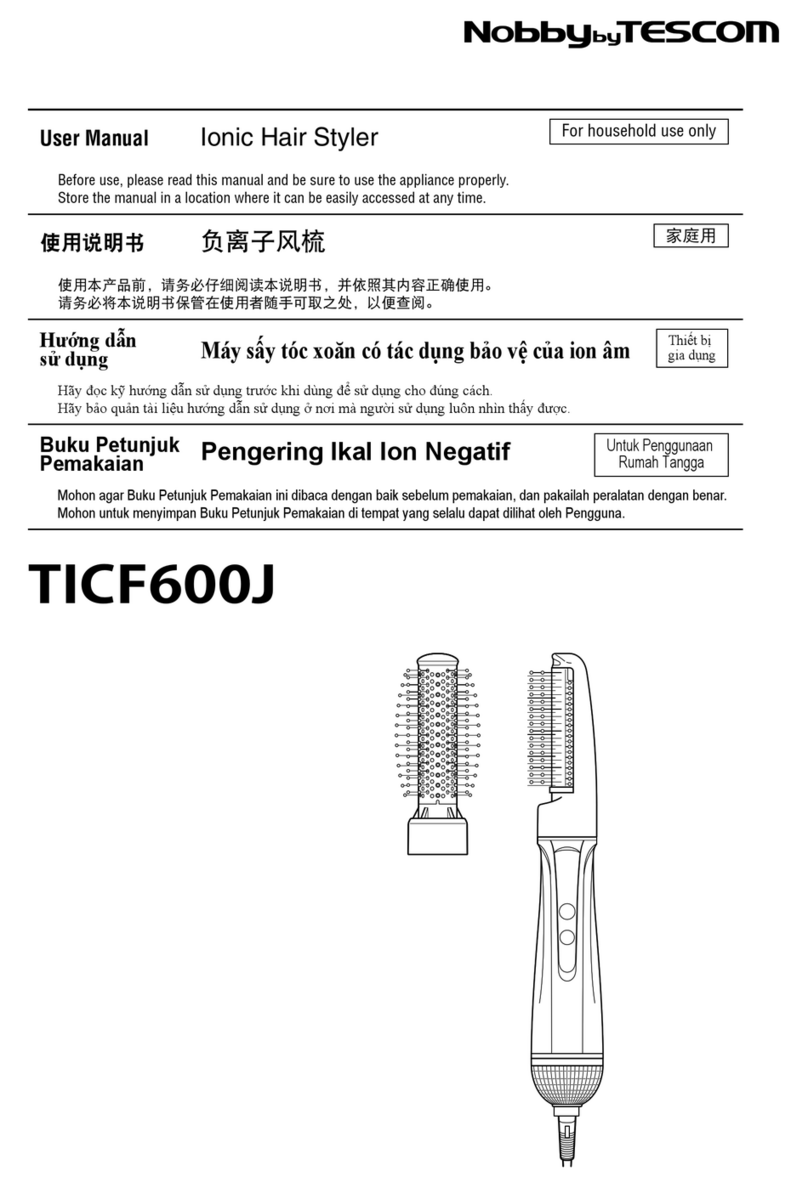 Tescom TICF600J user manual