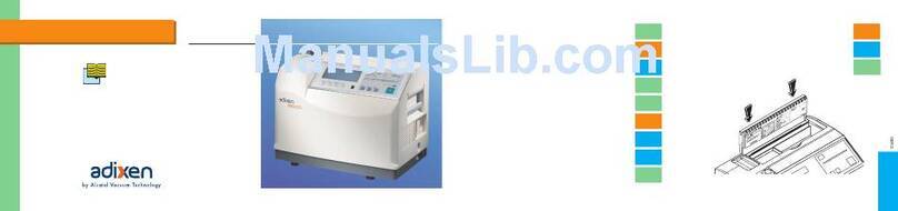 Adixen ASM 142 D user manual