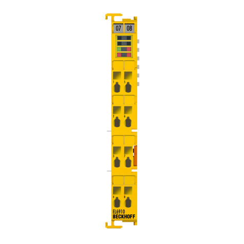 Beckhoff TwinSAFE EL6910 User manual