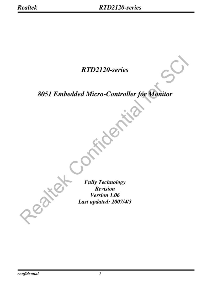 Realtek RTD2120K manual