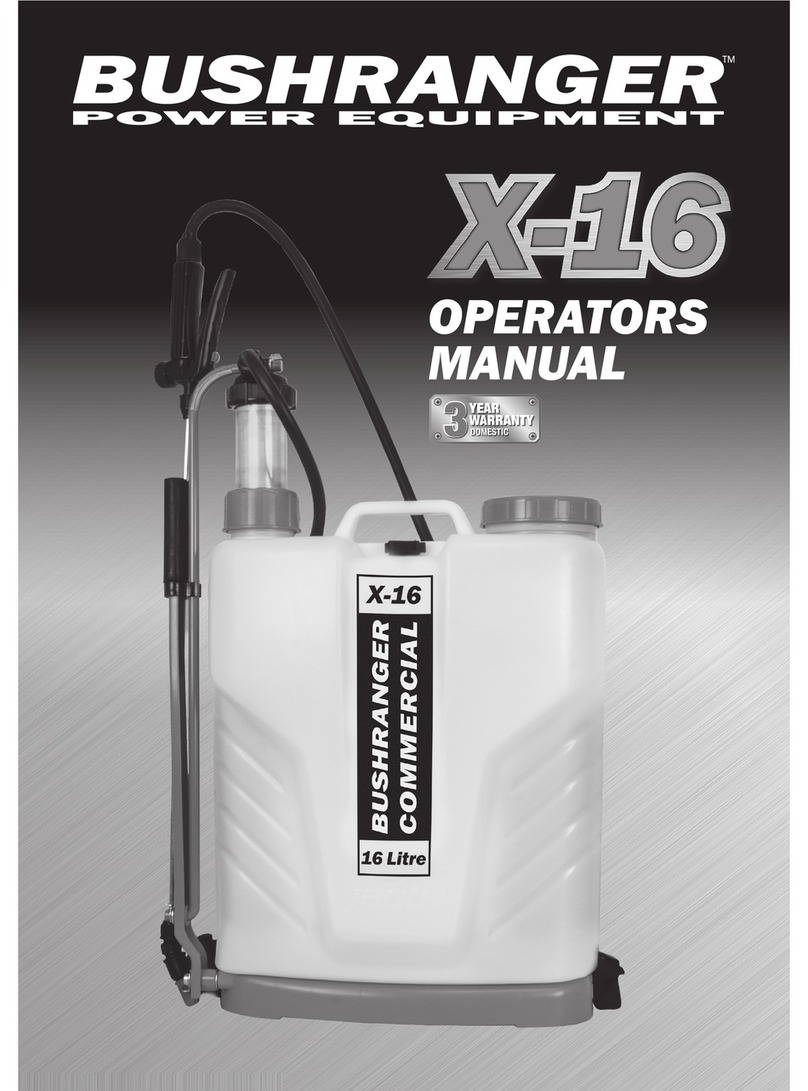 Bushranger X-16 Operator's manual