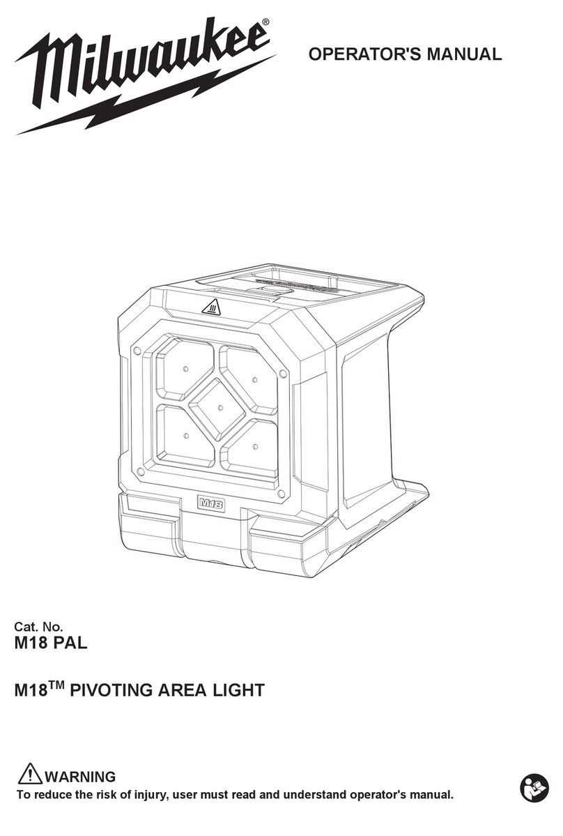 Milwaukee M18 PAL User manual