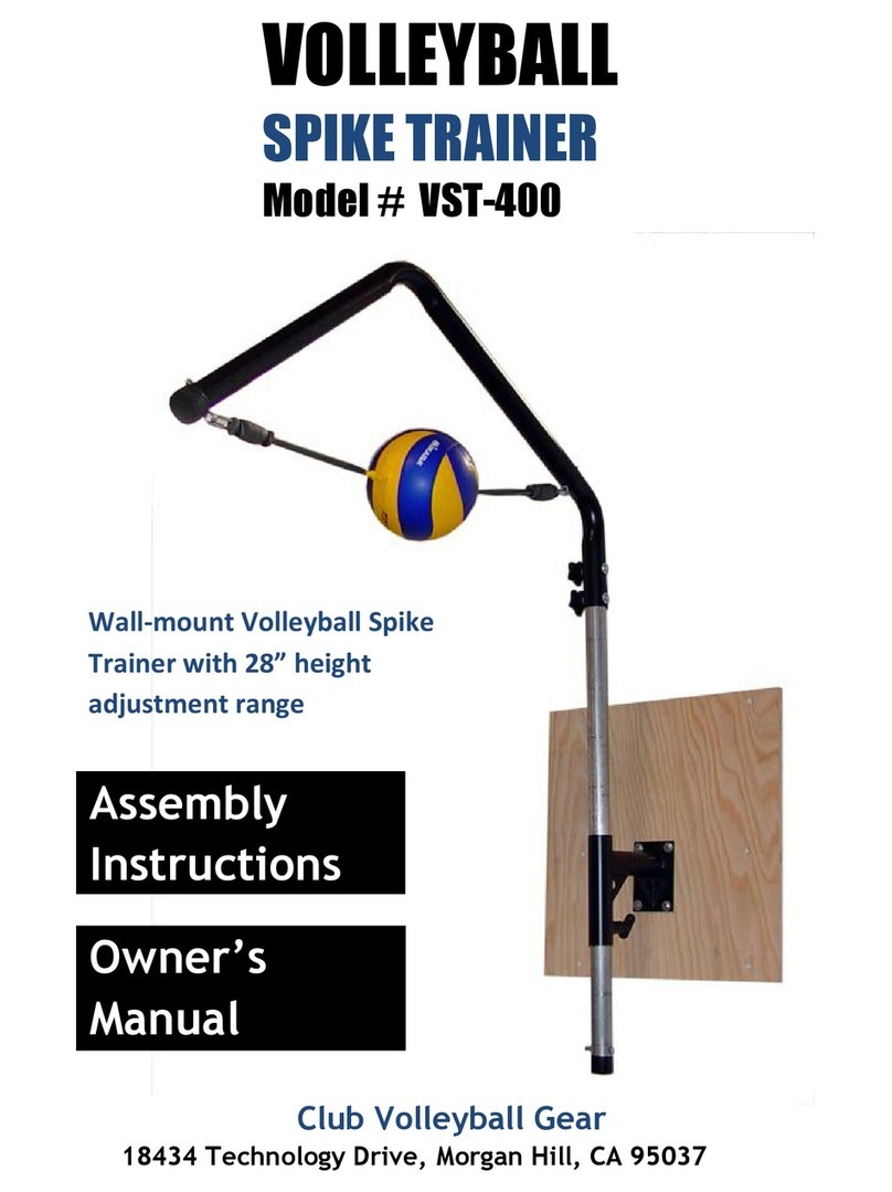 Club Volleyball Gear VST-400 owner's manual
