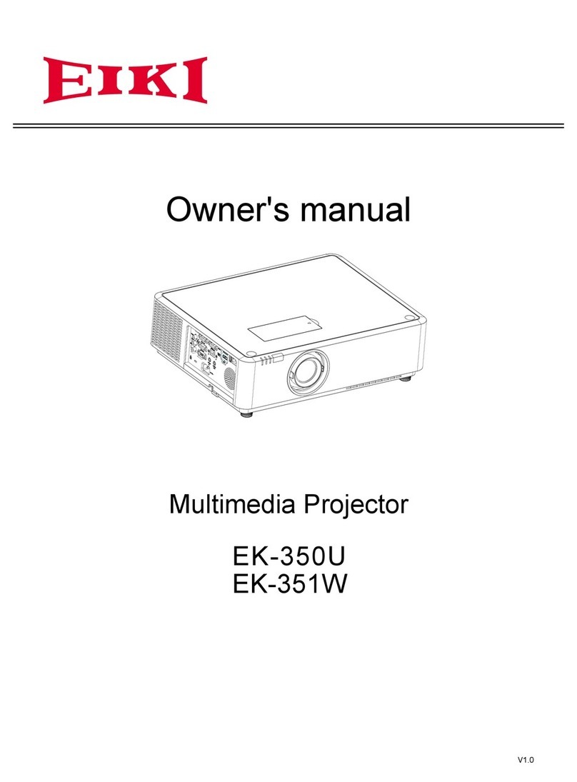 Eiki EK-350U owner's manual