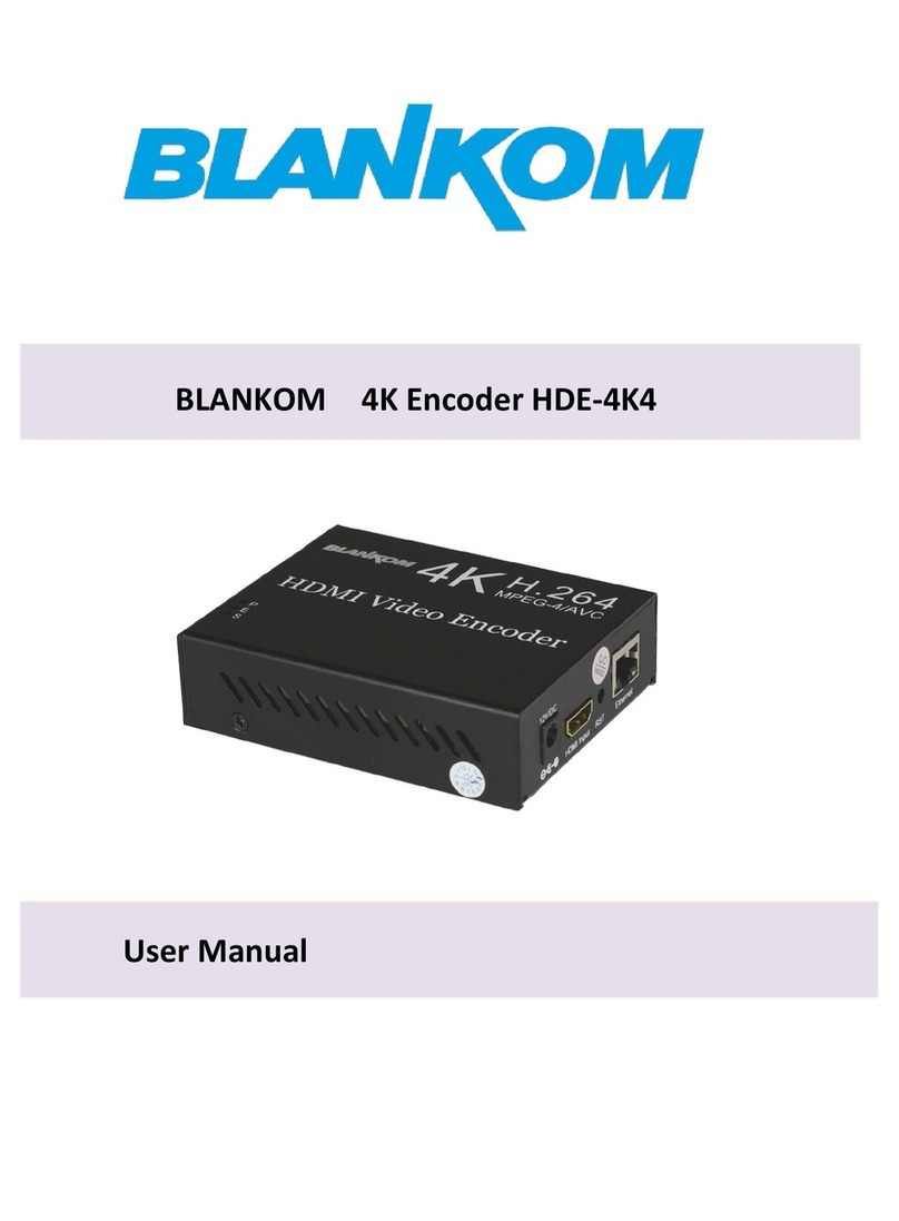 Blankom IRD-6100 user manual