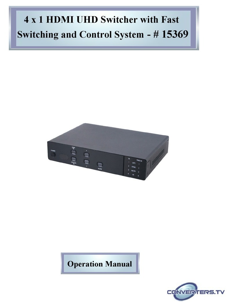 Converters.TV CDPS-UH4H1HFS Operation manual