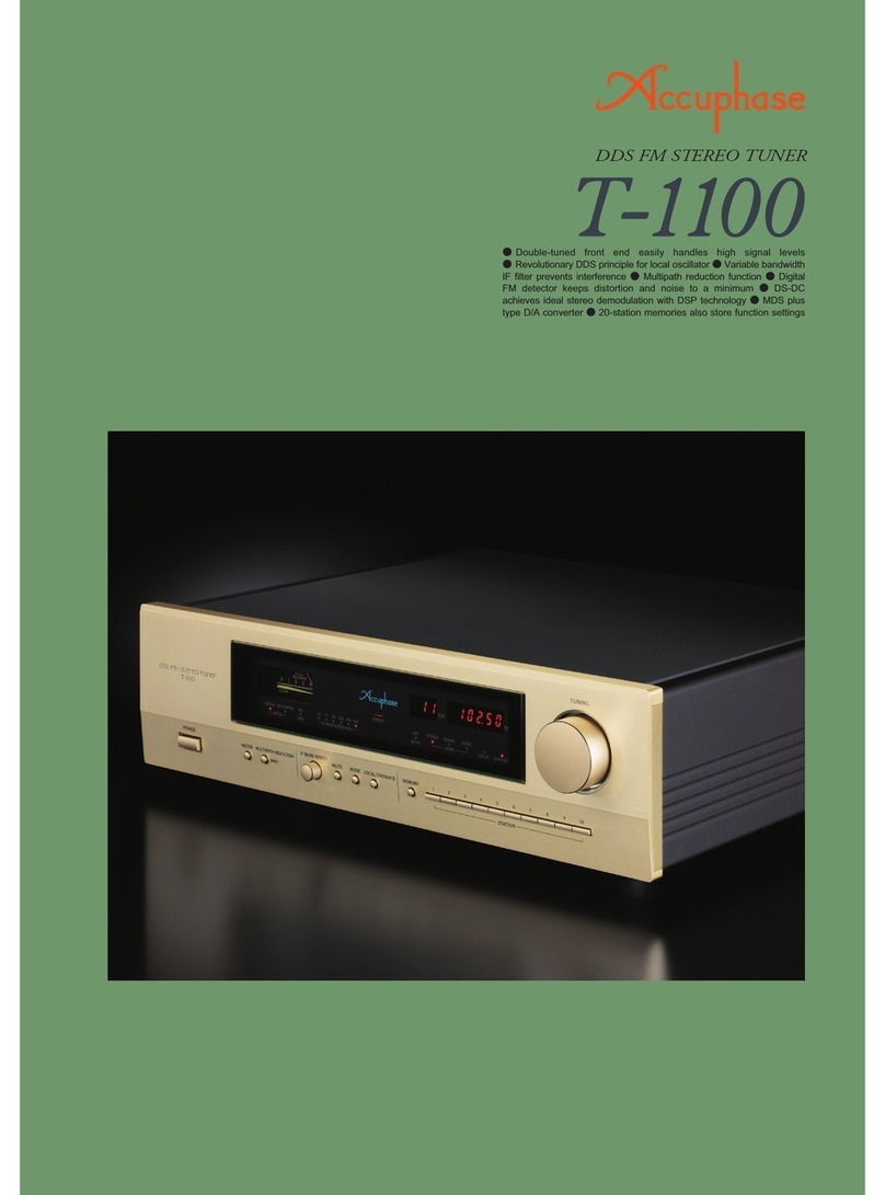 Accuphase T-1100 user manual