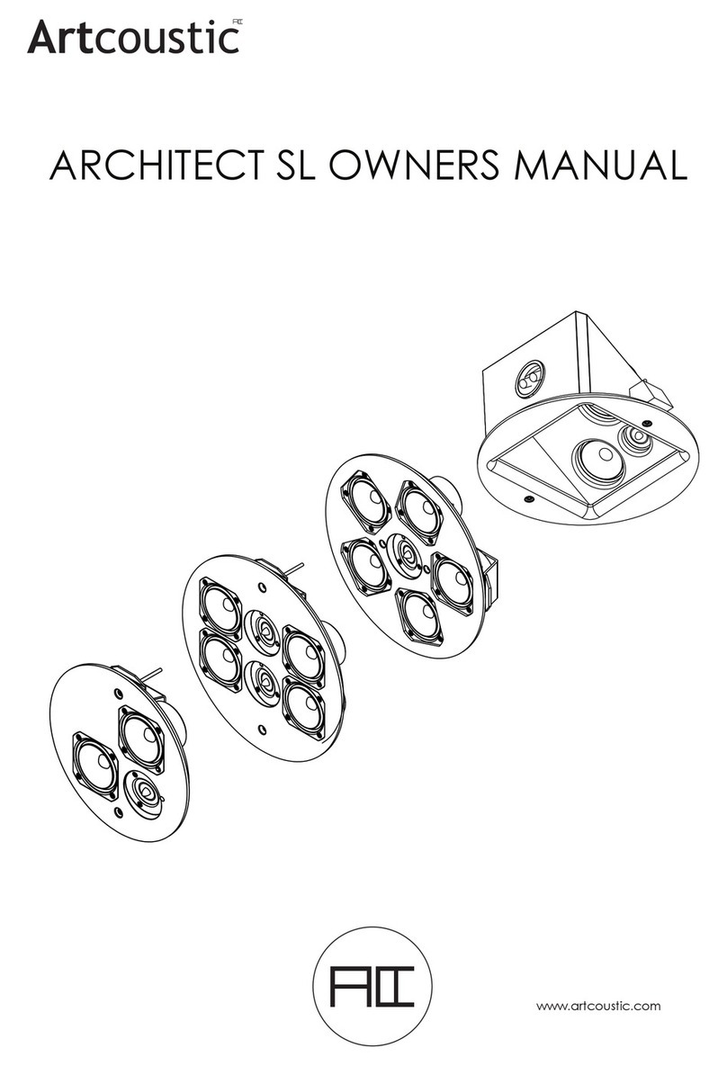 Artcoustic Duo SL owner's manual