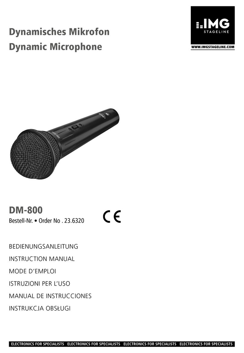 IMG STAGE LINE DM-800 User manual