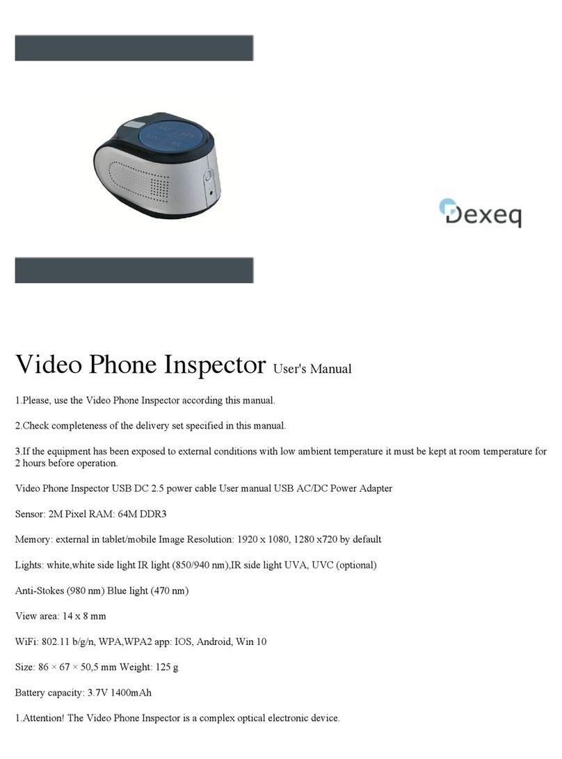 Dexeq Video Phone Inspector user manual