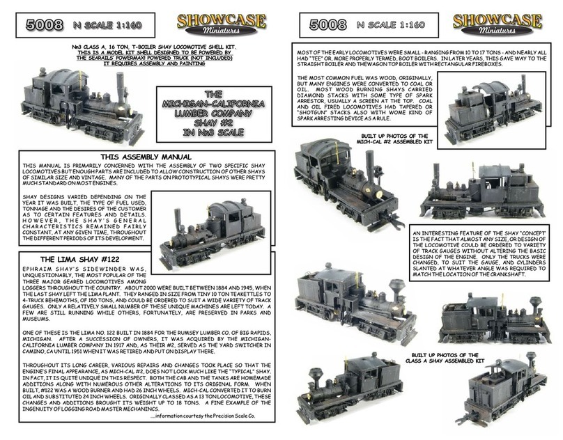 Showcase 5008 Assembly manual