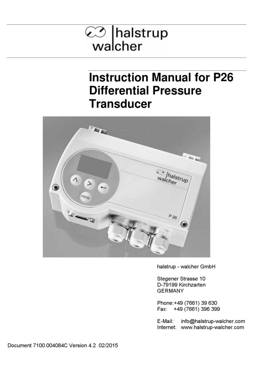 halstrup-walcher P26 instructions