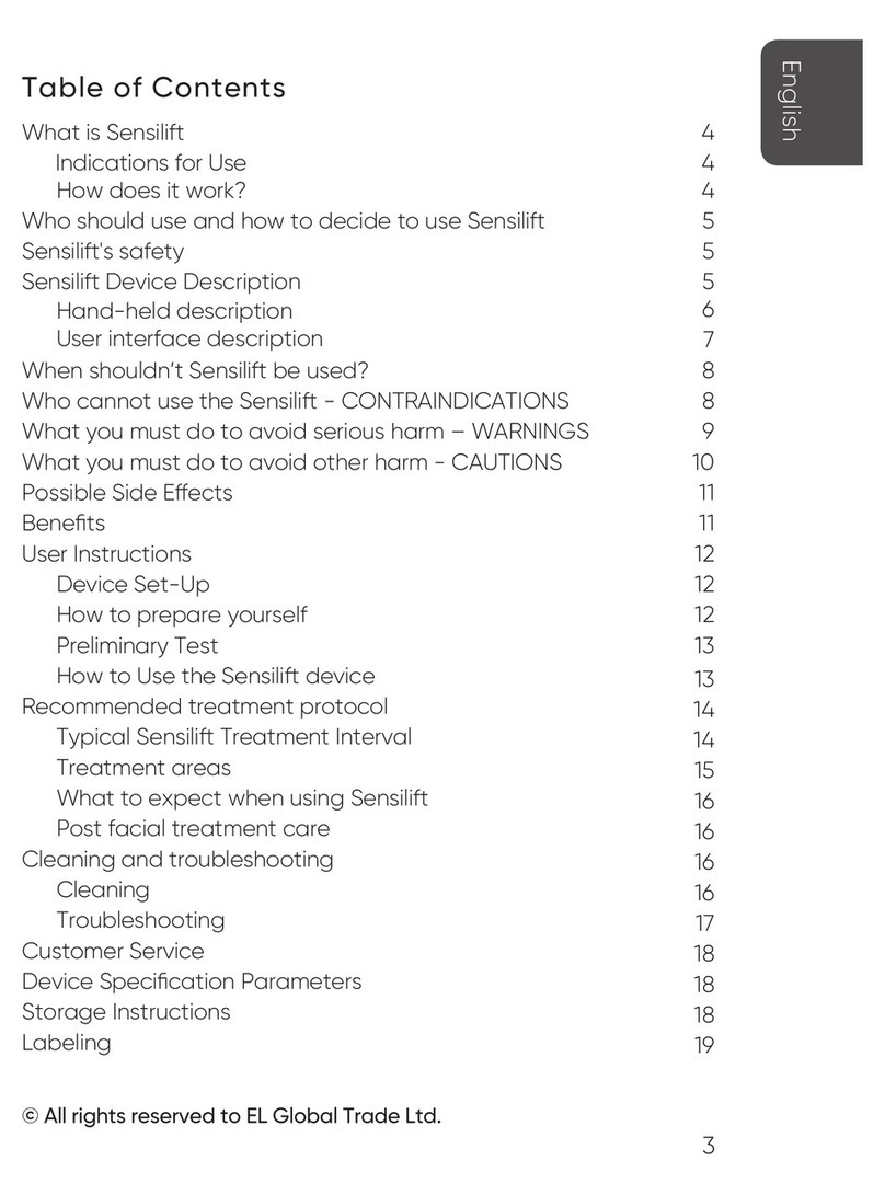 Sensica sensiLift user manual